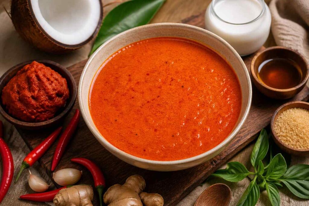 red curry sauce for recipe
