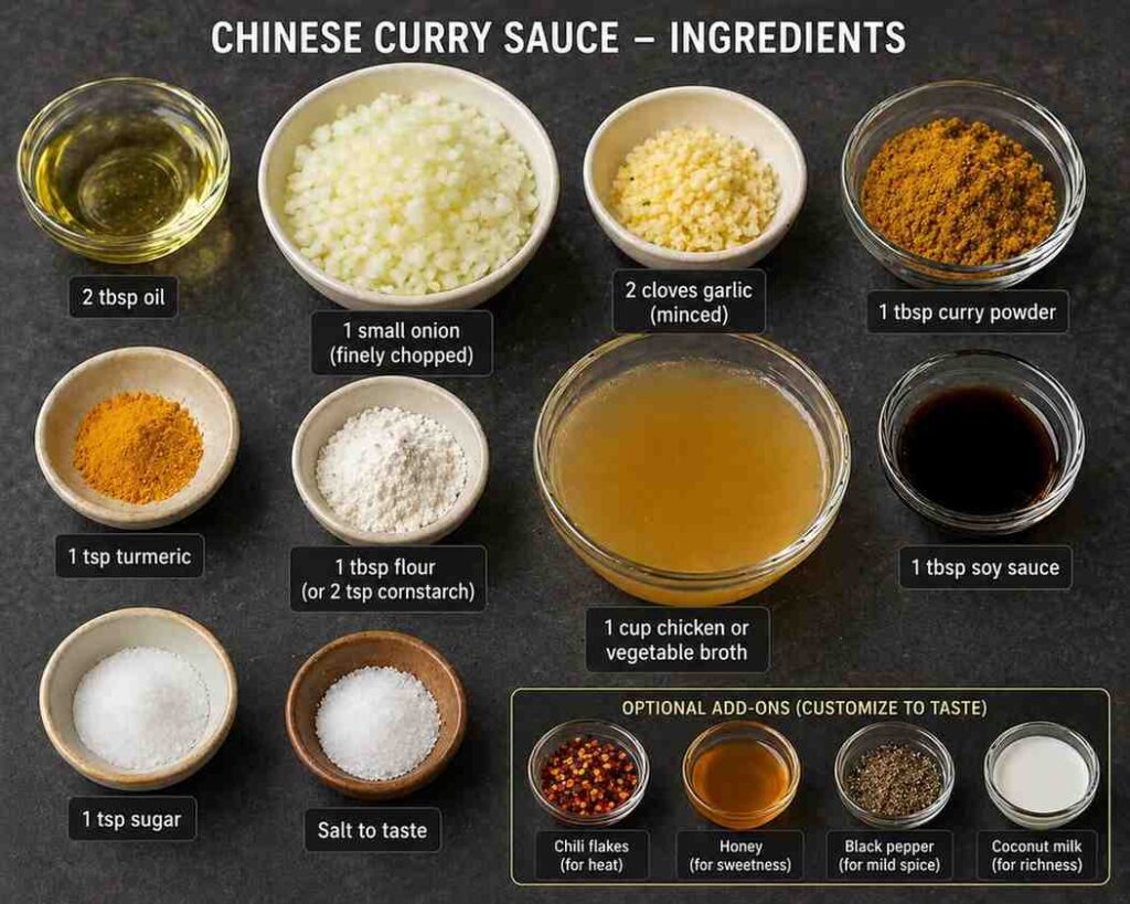 chinese curry sauce recipe
