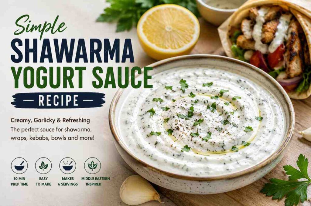 Shawarma yogurt sauce