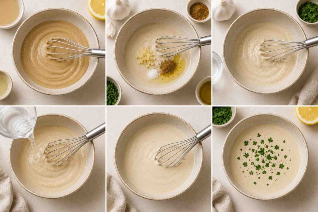 Tahini Sauce Shawarma 