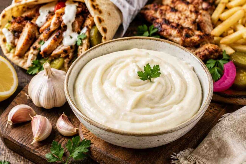 arabic garlic sauce shawarama