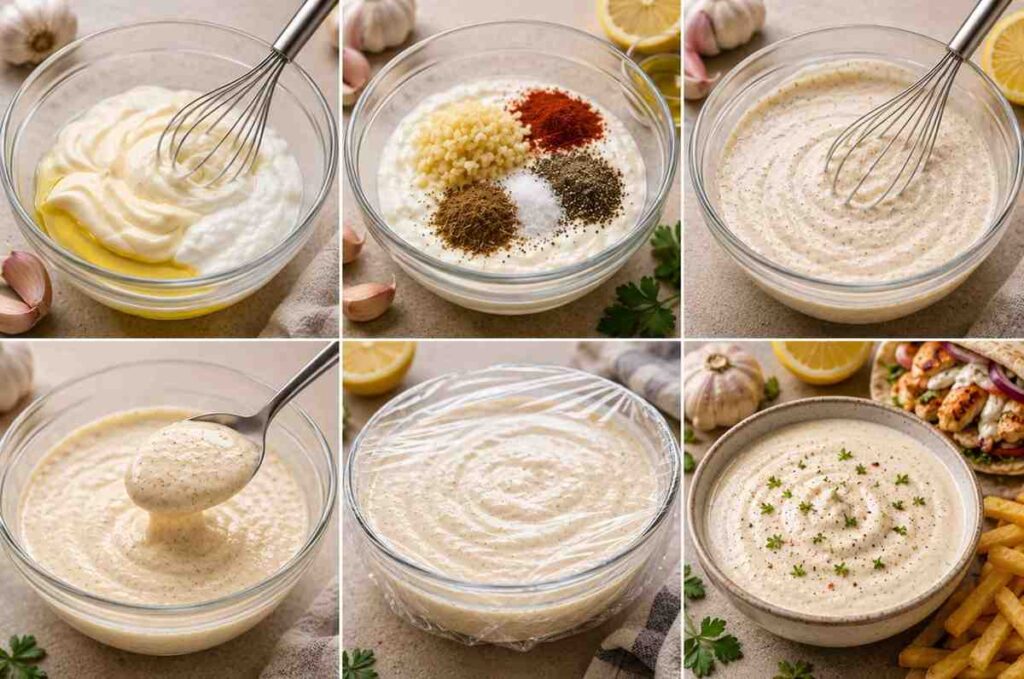 how to make shawarma sauce at home