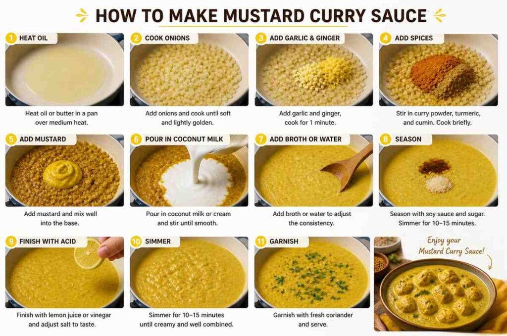 mustard curry sauce recipe