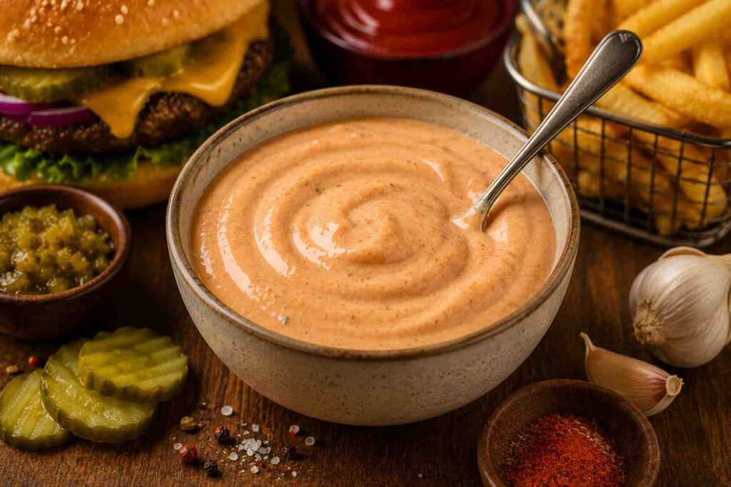 burger sauce in bowl