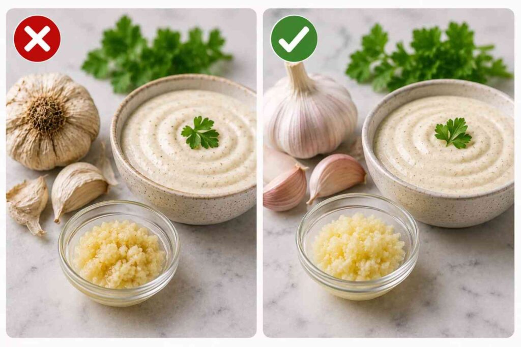 shawarma sauce mistake