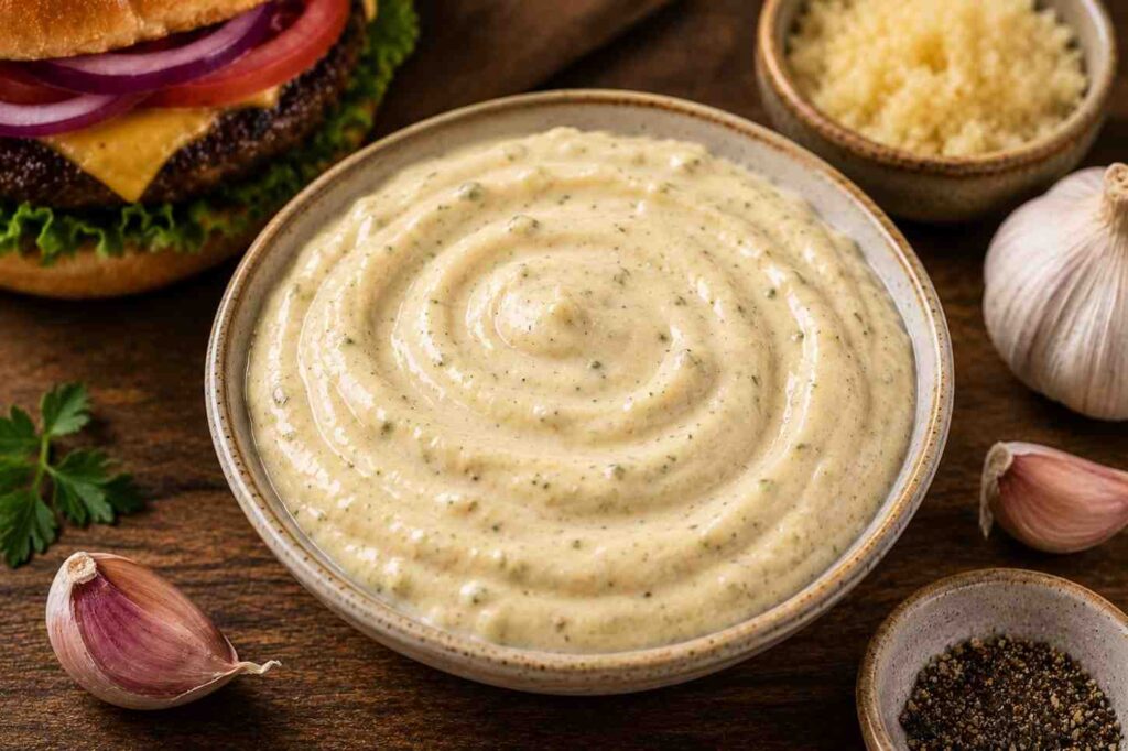 garlic burger sauce variation