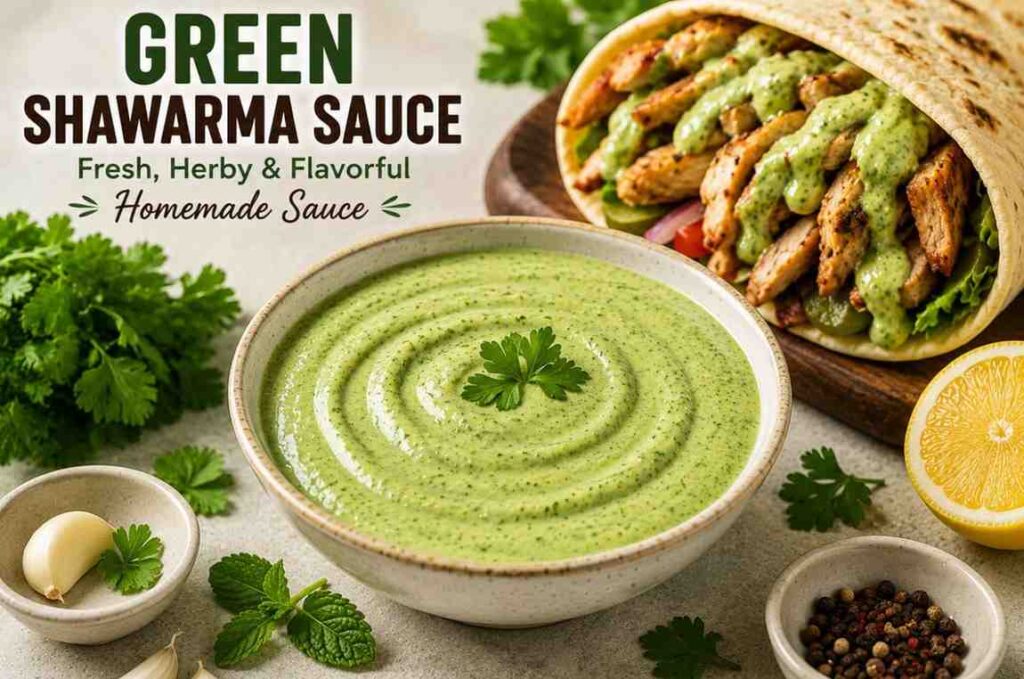 green shawarma sauce