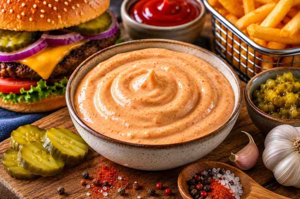 homemade burger sauce