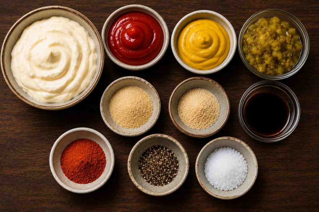homemade burger sauce ingredients