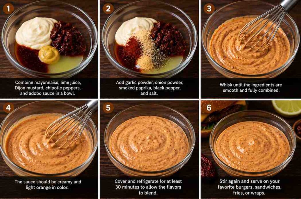 how to make Chipotle Burger Sauce