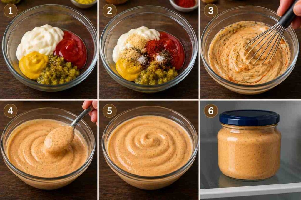 how to make burger sauce