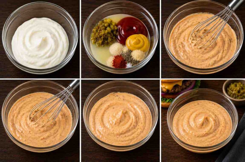 how to make burger sauce without mayo