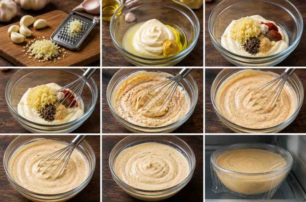 how to make garlic burger sauce