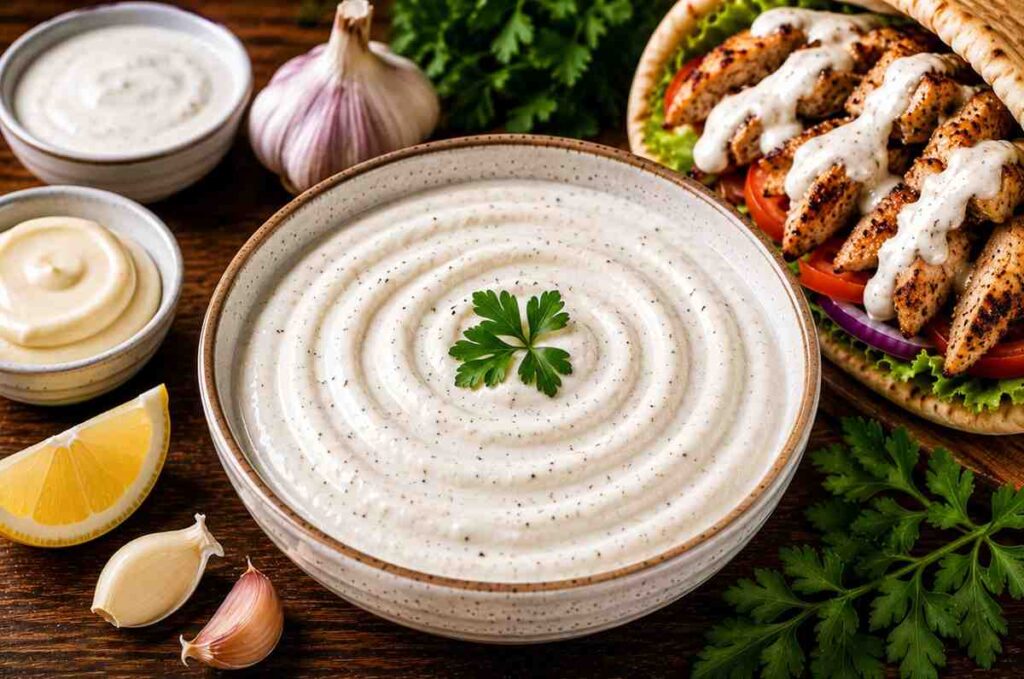 white shawarma sauce