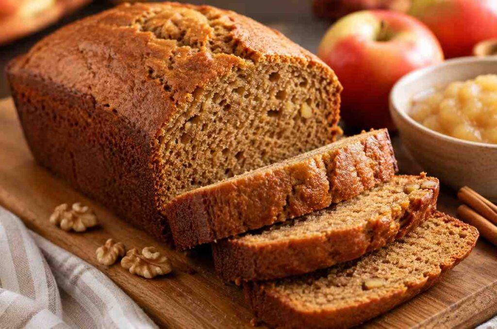 Apple sauce bread