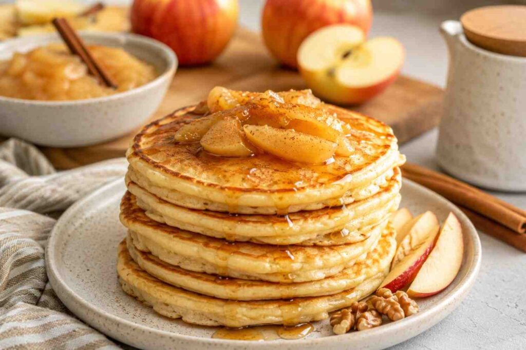 Apple sauce pancakes