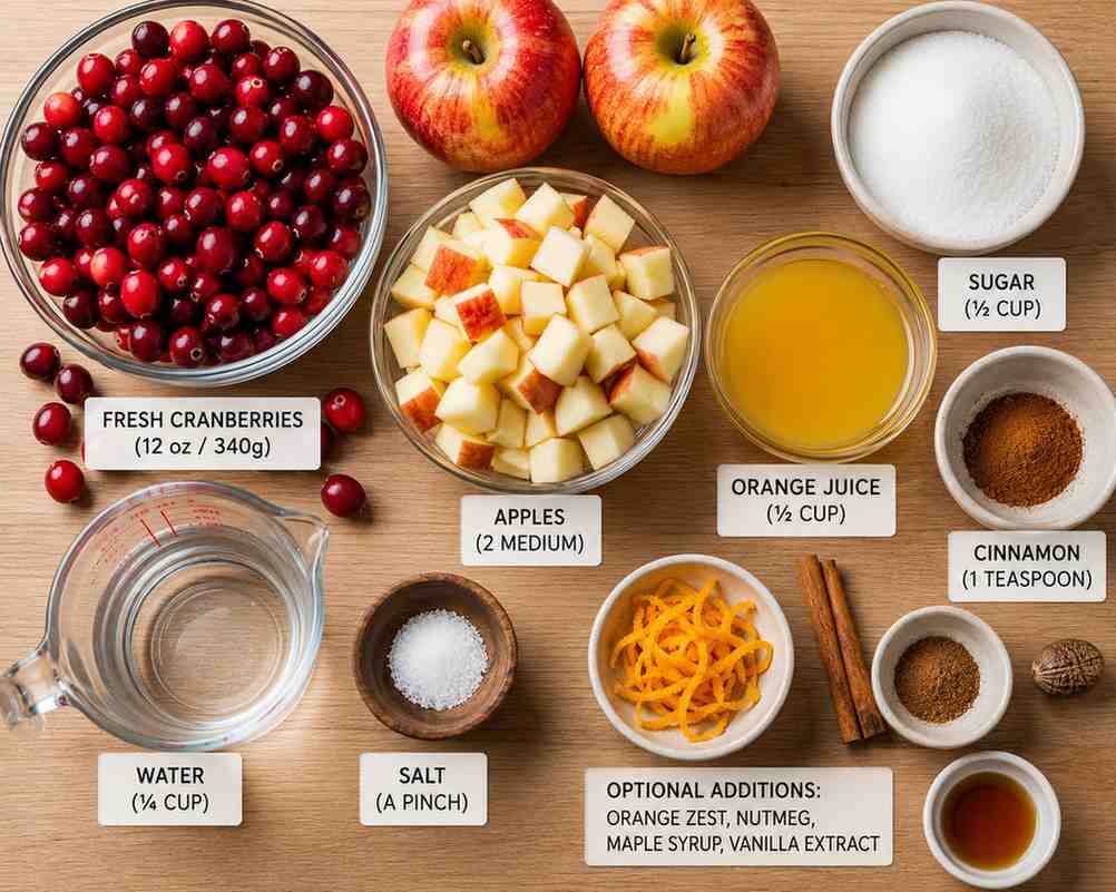Cranberry Apple Sauce Ingredient