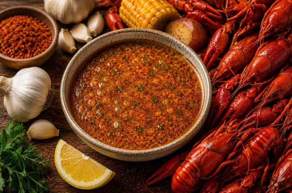 Seafood boil sauce for crawfish