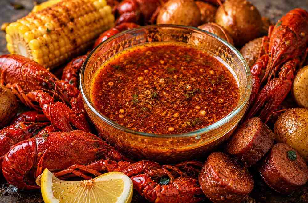 Seafood boil sauce for crawfish