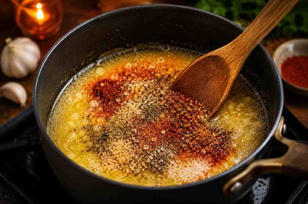 add seasioning in sauce
