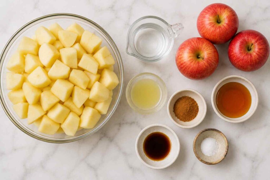 apple sauce ingredient