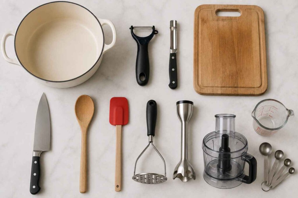 equipment for apple sauce recipe