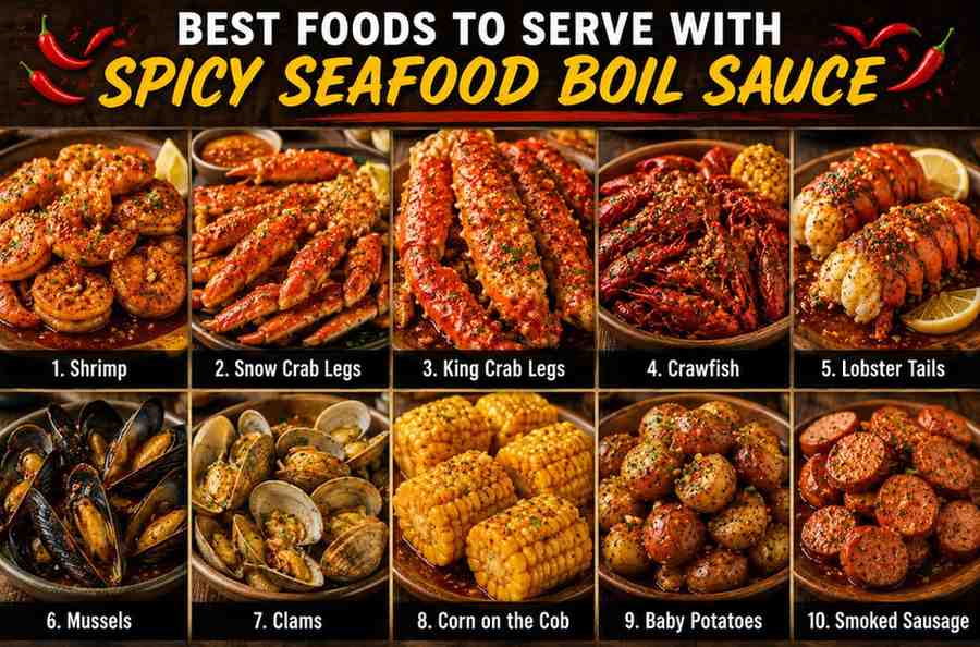 food to serve with spicy seafood boil