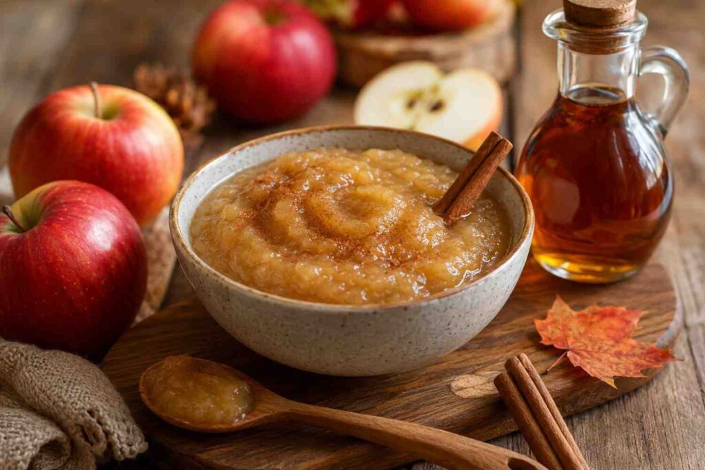 maple apple sauce