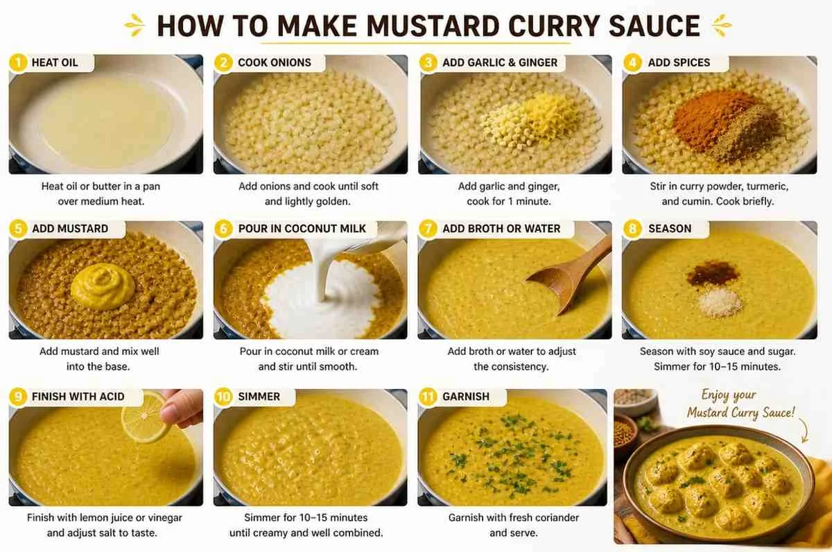mustard curry sauce recipe