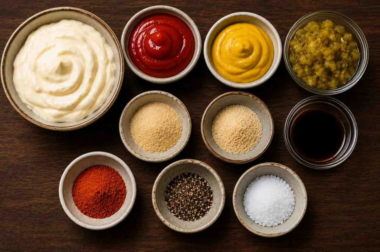 homemade burger sauce ingredients
