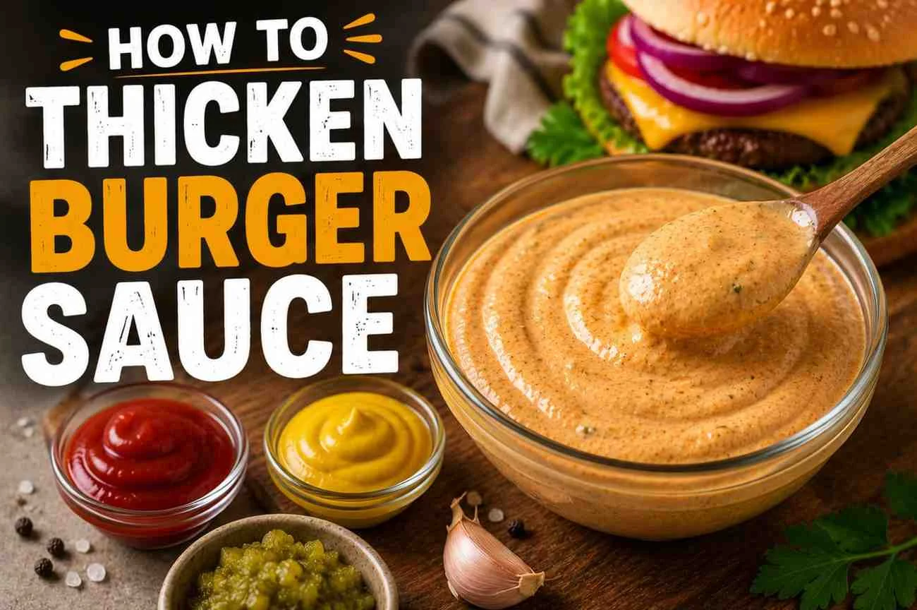 how to thicken burger sauce