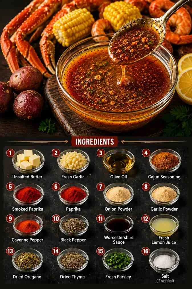 Cajun Seafood Boil Sauce Recipe