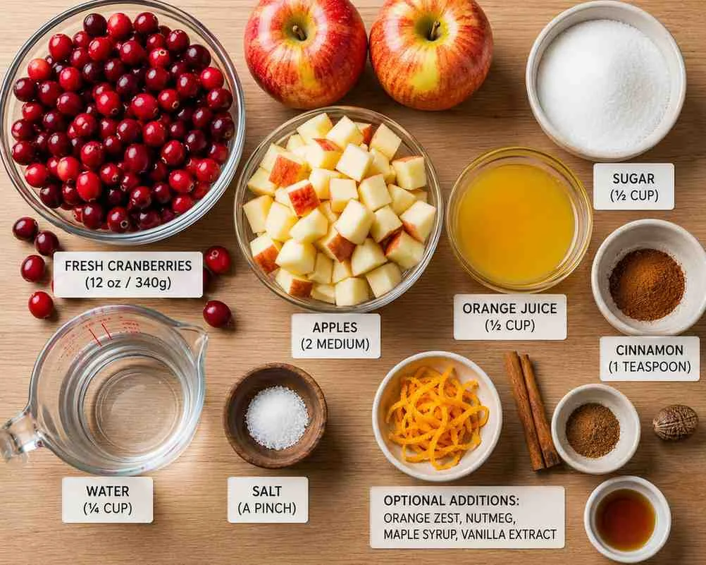 Cranberry Apple Sauce Ingredient