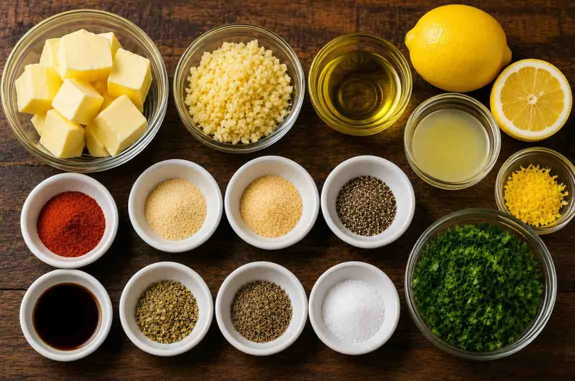 Lemon garlic seafood boil sauce ingredient