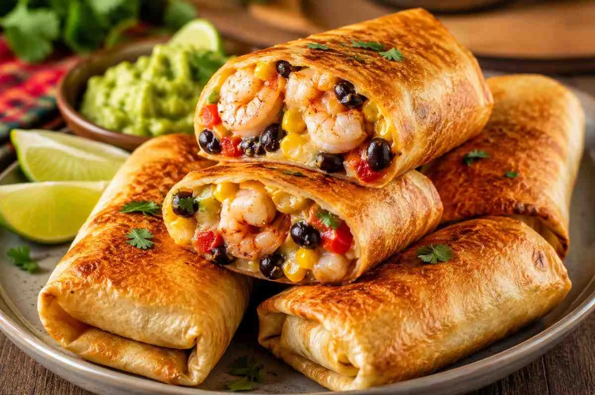 shrimp chimichanga